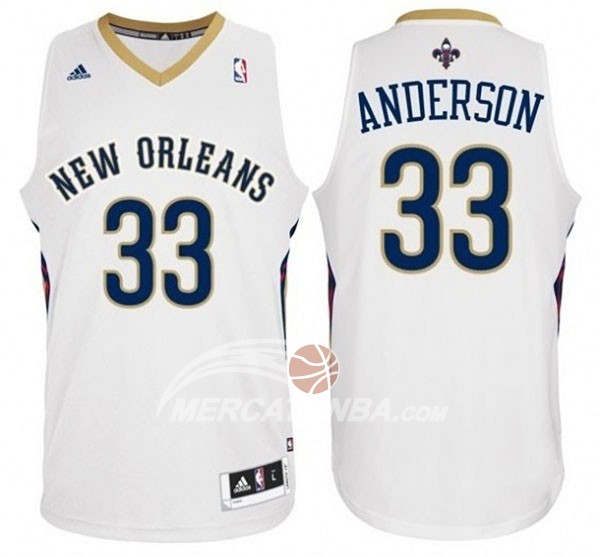 Maglia NBA Anderson New Orleans Pelicans Blanco
